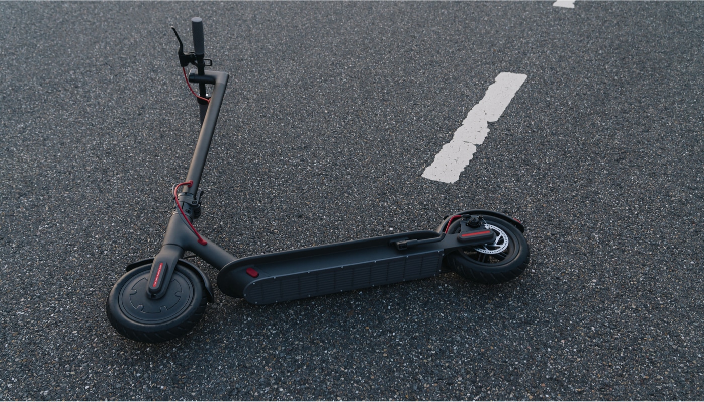 e-Roller Unfall